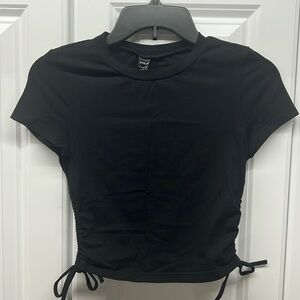 SHEIN - Black Crop Top - Small